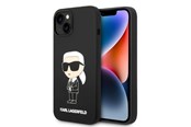 Mobiel - Covers & Cases - Karl Lagerfeld Silicone Ikonik case for iPhone 14 Plus - black - 3666339086572