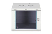 Rackkoffers - DIGITUS DN-37106 - 9U Wall-Mounted Cabinet | 600x600mm | Glass Door - DN-37106