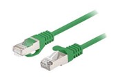 Netwerk - kabel - Lanberg patch cable - 1 m - green RAL 6024 - Groen - PCF6-20CC-0100-G