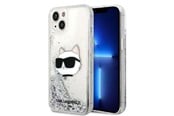 Mobiel - Covers & Cases - Karl Lagerfeld KLHCP14MLNHCCS iPhone 14 Plus 6.7" silver/silver hardcase Glitter Choupette Head - 3666339086930