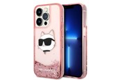 Mobiel - Covers & Cases - Karl Lagerfeld KLHCP14LLNCHCP iPhone 14 Pro 6.1" pink/pink hardcase Glitter Choupette Head - 3666339086985