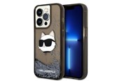 Mobiel - Covers & Cases - Karl Lagerfeld KLHCP14LLNCHCK iPhone 14 Pro 6.1" black/black hardcase Glitter Choupette Head - 3666339087029