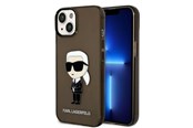 Mobiel - Covers & Cases - Karl Lagerfeld Ikonik Karl case for iPhone 14 Plus - black - 3666339087050