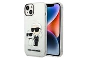 Mobiel - Covers & Cases - Karl Lagerfeld Glitter Karl&Choupette case for iPhone 14 Plus - transparent - 3666339087258