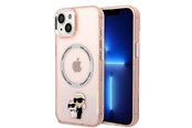 Mobiel - Covers & Cases - Karl Lagerfeld KLHMP14MHNKCIP iPhone 14 Plus 6.7" hardcase pink/pink Iconic Karl&Choupette Magsafe - 3666339087579