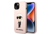 Mobiel - Covers & Cases - Karl Lagerfeld KLHMP14MSNIKBCP iPhone 14 Plus 6.7" hardcase pink/pink Silicone Ikonik Magsafe - 3666339087654
