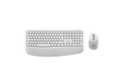 Toetsenbord - Logitech Signature Comfort Plus Combo MK880 (Off-White) - Keyboard and mouse set - Duits - Wit - 920-014025