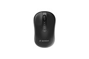 Muis - Gembird Dual-mode 4-button wireless mouse - Muis - Optisch - 4 knoppen - Zwart - MUSW2-4B-01