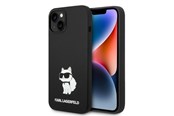 Mobiel - Covers & Cases - Karl Lagerfeld KLHMP14MSNCHBCK iPhone 14 Plus 6.7" hardcase black/black Silicone Choupette MagSafe - 3666339087739