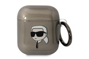 Mobiel - Overige accessoires - Karl Lagerfeld KLA2HNIKTCK AirPods 1/2 cover black/black Karl`s Head - 3666339088019