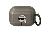Mobiel - Overige accessoires - Karl Lagerfeld KLAPHNIKTCK AirPods Pro cover black/black Karl's Head - 3666339088026