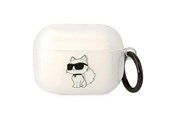Mobiel - Overige accessoires - Karl Lagerfeld KLAPHNCHTCT Airpods Pro cover transparent Ikonik Choupette - 3666339088057