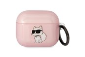 Mobiel - Overige accessoires - Karl Lagerfeld KLA3HNCHTCP Airpods 3 cover pink/pink Ikonik Choupette - 3666339088095