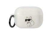 Mobiel - Overige accessoires - Karl Lagerfeld KLAP2HNCHTCT Airpods Pro 2 cover transparent Ikonik Choupette - 3666339099312