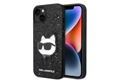 Mobiel - Covers & Cases - Karl Lagerfeld KLHCP14MG2CPK iPhone 14 Plus 6.7" black/black hardcase Glitter Choupette Patch - 3666339099404