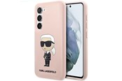 Mobiel - Covers & Cases - Karl Lagerfeld KLHCS23SSNIKBCP S23 S911 hardcase pink/pink Silicone Ikonik - 3666339117610