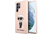 Mobiel - Covers & Cases - Karl Lagerfeld KLHCS23LSNIKBCP Sam S23 S918 Ultra hardcase pink/pink Silicone Ikonik - 3666339117634