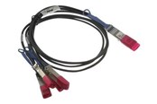 Netwerk - kabel - Dell 100GbE Direct Attach - breakout cable - 3 m - Zwart - 470-ABQB