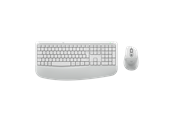 Toetsenbord - Logitech Signature Comfort Plus Combo MK880 (Off-White) - Keyboard and mouse set - Engels (US international) - Wit - 920-014033