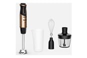 Blender - Tefal Hand blender Quickchef HB656G10 - hand blender - black/coppertinto - 1000 W - HB656G10