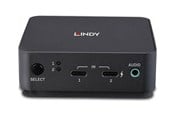 KVM Switch - Lindy - KVM / audio switch - Type C DisplayPort 1.2 - 2 ports - 42320