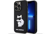 Mobiel - Covers & Cases - Karl Lagerfeld KLHCP14L3DRKHNK iPhone 14 Pro 6.1" black/black hardcase Rubber Choupette 3D - 3666339122683