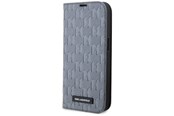 Mobiel - Covers & Cases - Karl Lagerfeld KLBKP14SSAKLHPG iPhone 14 6.1" bookcase silver/silver Saffiano Monogram - 3666339122980