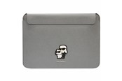 Tassen - Karl Lagerfeld Saffiano Karl&Choupette case for a 14" laptop - silver - 3666339126650