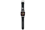 Smartwatch - Accessoires - Karl Lagerfeld 3D Rubber Karl Head strap for Apple Watch 42/44/45/49mm - black - 3666339127381