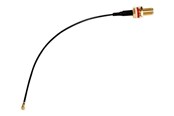 Netwerk - kabel - MikroTik ACSMAUFL U.fl - SMA female pigtail - Zwart - ACSMAUFL