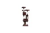 Katten - GLORIA NILO CAT TREE Brown 50 x 50 x 170 cm - 8432288111895