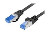 Netwerk - kabel - Lanberg patch cable - 5 m - black RAL 9004 - Zwart - PCF6A-10CC-0500-BK