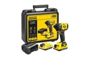 Elektrische schroevendraaier & boor - Stanley Fatmax SFMCF820D2K impact driver - cordless - 3-speed - 2 batteries included charger - SFMCF820D2K-QW