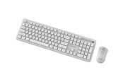 Toetsenbord - Gembird Slim Pro Business - keyboard and mouse set full size - Cyrillic - white Input Device - Keyboard and mouse set - Cyrillic - Wit - KBS-WPS-01-W-CYRL