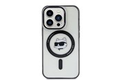 Mobiel - Covers & Cases - Karl Lagerfeld IML Choupette's Head MagSafe case for iPhone 15 Pro - transparent - 3666339162054