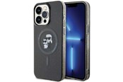 Mobiel - Covers & Cases - Karl Lagerfeld Karl&Choupette Glitter MagSafe case for iPhone 15 Pro Max - black - 3666339162665
