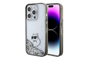 Mobiel - Covers & Cases - Karl Lagerfeld Liquid Glitter Choupette case for iPhone 15 Pro Max - transparent - 3666339164225