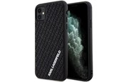 Mobiel - Covers & Cases - Karl Lagerfeld KLHCN613DMKRLK iPhone 11 / Xr 6.1" black/black hardcase 3D Rubber Multi Logo - 3666339164232