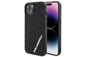 Mobiel - Covers & Cases - Karl Lagerfeld 3D Rubber Multi Logo case for iPhone 15 - black - 3666339164317