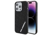 Mobiel - Covers & Cases - Karl Lagerfeld 3D Rubber Multi Logo case for iPhone 15 Pro - black - 3666339164331