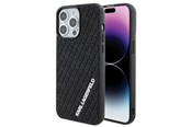 Mobiel - Covers & Cases - Karl Lagerfeld 3D Rubber Multi Logo case for iPhone 15 Pro Max - black - 3666339164348