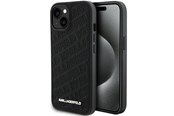 Mobiel - Covers & Cases - Karl Lagerfeld Quilted K Pattern case for iPhone 15 Plus / 14 Plus - black - 3666339165048