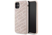 Mobiel - Covers & Cases - Karl Lagerfeld Quilted K Pattern case for iPhone 11 / Xr - pink - 3666339165079