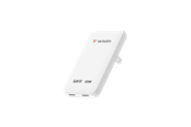 Mobiel - Adapters & Opladers - Verbatim Essentials Slim GaN Wall Charger 65W - White - 30281