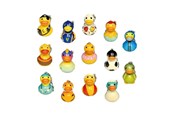 Speelgoed - Duckiez Colored Foam Duck Keychain - 24 pcs - 9057