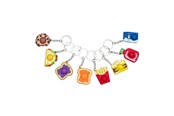 Speelgoed - Duckiez Pop It Food Theme Keychain - 9891