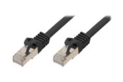 Netwerk - kabel - SCONN Shiverpeaks BASIC-S patch cable - 15 m - black - Zwart - BS75525-S