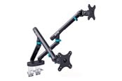 Muurbevestigingen, AV-bevestigingen & AV-meubels - DIGITUS mounting kit - for 2 curved / flat panels - 2 x 10 kg - black - Max 20 kg - recommended for 35 " - DA-90471