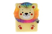 Schrijfblokken, formulieren en notitieboekjes - Tinka PLUSH DIARY LION YELLOW - 8-802101A