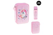 School accessoires - Tinka DOUBLE PENCIL CASE UNICORN PINK - 8-804215